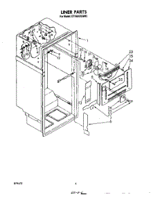 03 - Liner parts for Whirlpool Refrigerator ET18AKXSW01 from AppliancePartsPros.com