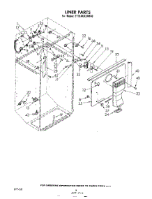 04 - Liner parts for Whirlpool Refrigerator ET18AKXLWR0 from AppliancePartsPros.com
