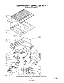 04 - Compartment Separator parts for Whirlpool Refrigerator ET16XK1MWR4 from AppliancePartsPros.com