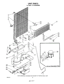 07 - Unit parts for Whirlpool Refrigerator ET18AKXMWR0 from AppliancePartsPros.com