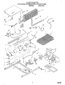 05 - Unit parts for Whirlpool Refrigerator ET18DKXAW00 from AppliancePartsPros.com