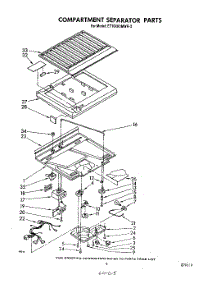 04 - Compartment Separator parts for Whirlpool Refrigerator ET16XK1MWR3 from AppliancePartsPros.com