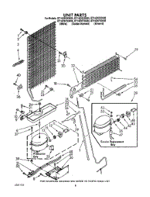 07 - Unit parts for Whirlpool Refrigerator ET16ZKXXW00 from AppliancePartsPros.com