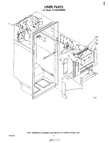 03 - Liner parts for Whirlpool Refrigerator ET18AKXMWR2 from AppliancePartsPros.com