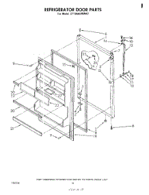 08 - Refrigerator Door , Parts Not Illus parts for Whirlpool Refrigerator ET18AKXMWR2 from AppliancePartsPros.com