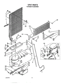 07 - Unit parts for Whirlpool Refrigerator ET14ZKXWW00 from AppliancePartsPros.com