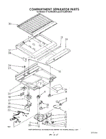 04 - Compartment Separator parts for Whirlpool Refrigerator ET16JMXSW04 from AppliancePartsPros.com