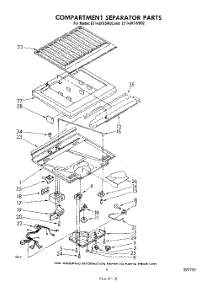 04 - Compartment Separator parts for Whirlpool Refrigerator ET14JKYSW02 from AppliancePartsPros.com