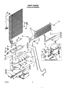 07 - Unit parts for Whirlpool Refrigerator ET14EPXRWR1 from AppliancePartsPros.com