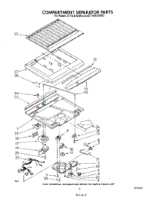 04 - Compartment Separator parts for Whirlpool Refrigerator ET14JKYXW03 from AppliancePartsPros.com