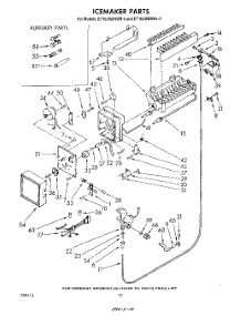 09 - Ice Maker , Not Illustrated parts for Whirlpool Refrigerator ET16JMXRWR0 from AppliancePartsPros.com