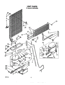 07 - Unit parts for Whirlpool Refrigerator ET14EPXRWR0 from AppliancePartsPros.com