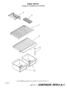 05 - Shelf parts for Whirlpool Refrigerator ET14JKYWN00 from AppliancePartsPros.com