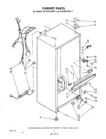 03 - Cabinet parts for Whirlpool Refrigerator ET14DCXLWR1 from AppliancePartsPros.com