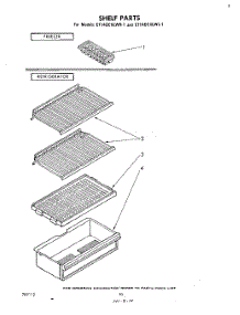 06 - Shelf parts for Whirlpool Refrigerator ET14DCXLWR1 from AppliancePartsPros.com