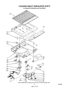 04 - Compartment Separator parts for Whirlpool Refrigerator ET16JKXSW03 from AppliancePartsPros.com