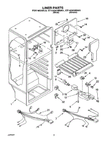 03 - Liner, Lit / Optional parts for Whirlpool Refrigerator ET14GKXBN01 from AppliancePartsPros.com