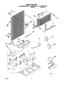 04 - Unit parts for Whirlpool Refrigerator ET14GKXBN01 from AppliancePartsPros.com