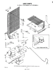 05 - Unit parts for Whirlpool Refrigerator EL13PCXMWR0 from AppliancePartsPros.com