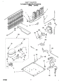 04 - Unit parts for Whirlpool Refrigerator ET16JMXDW00 from AppliancePartsPros.com