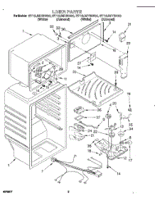 03 - Liner parts for Whirlpool Refrigerator ET16JMXBN00 from AppliancePartsPros.com