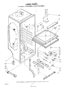 04 - Liner , Lit / Optional parts for Whirlpool Refrigerator ET14DCXMWR1 from AppliancePartsPros.com