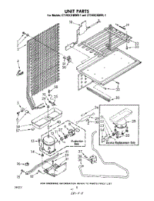 05 - Unit parts for Whirlpool Refrigerator ET14DCXMWR1 from AppliancePartsPros.com