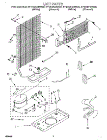 04 - Unit parts for Whirlpool Refrigerator ET14GKXBW00 from AppliancePartsPros.com