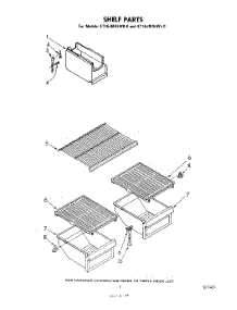 05 - Shelf parts for Whirlpool Refrigerator ET16JMXLWR0 from AppliancePartsPros.com