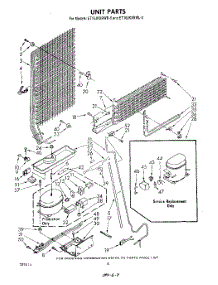 07 - Unit parts for Whirlpool Refrigerator ET16JKXRWR0 from AppliancePartsPros.com