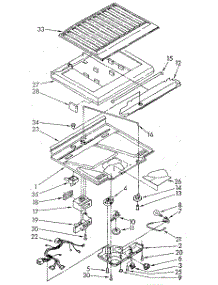 Compartment Separator parts for Whirlpool Refrigerator ET16JKXSG02 from AppliancePartsPros.com