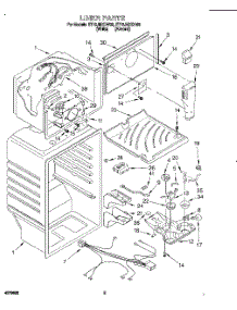 03 - Liner parts for Whirlpool Refrigerator ET16JMXDN00 from AppliancePartsPros.com