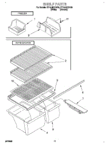 06 - Shelf, Lit / Optional parts for Whirlpool Refrigerator ET16JMXDN00 from AppliancePartsPros.com