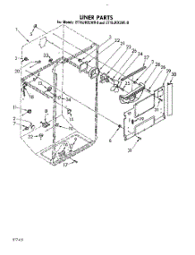 04 - Liner parts for Whirlpool Refrigerator ET16JKXLWR0 from AppliancePartsPros.com