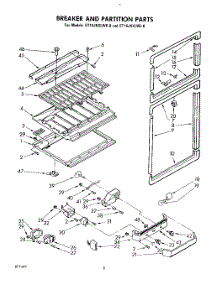 06 - Breaker And Partition parts for Whirlpool Refrigerator ET16JKXLWR0 from AppliancePartsPros.com