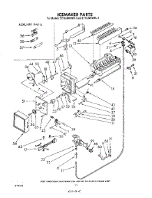 09 - Ice Maker , Not Illustrated parts for Whirlpool Refrigerator ET16JMXRWR3 from AppliancePartsPros.com