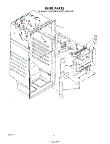 03 - Liner parts for Whirlpool Refrigerator ET14JKYSW00 from AppliancePartsPros.com