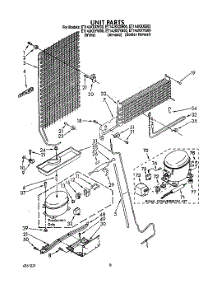 07 - Unit parts for Whirlpool Refrigerator ET14JKYXG00 from AppliancePartsPros.com