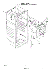 03 - Liner parts for Whirlpool Refrigerator ET16JM1MWR3 from AppliancePartsPros.com