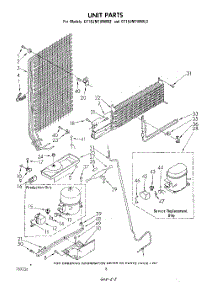 07 - Unit parts for Whirlpool Refrigerator ET16JM1MWR3 from AppliancePartsPros.com