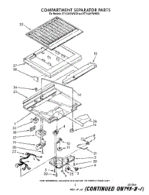 04 - Compartment Separator parts for Whirlpool Refrigerator ET16JKXWF00 from AppliancePartsPros.com