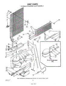 07 - Unit parts for Whirlpool Refrigerator ET16JKXRWR2 from AppliancePartsPros.com