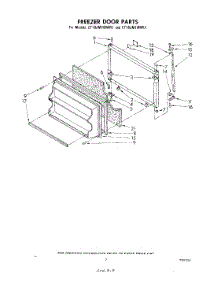 06 - Freezer Door parts for Whirlpool Refrigerator ET16JM1MWR1 from AppliancePartsPros.com