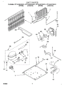 04 - Unit parts for Whirlpool Refrigerator ET16JMXBW01 from AppliancePartsPros.com