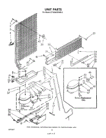 07 - Unit parts for Whirlpool Refrigerator ET16AKXRWR3 from AppliancePartsPros.com