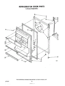 08 - Refrigerator Door, Not Illustrated parts for Whirlpool Refrigerator ET16AKXRWR3 from AppliancePartsPros.com