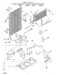 04 - Unit parts for Whirlpool Refrigerator ET14CKYFN02 from AppliancePartsPros.com