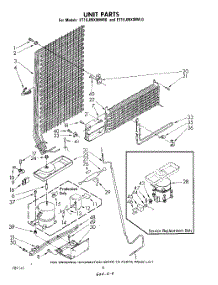 07 - Unit parts for Whirlpool Refrigerator ET16JMXMWR0 from AppliancePartsPros.com