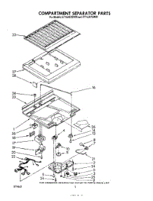 04 - Compartment Separator parts for Whirlpool Refrigerator ET16JKXSW00 from AppliancePartsPros.com