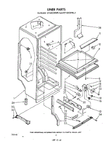 04 - Liner , Lit / Optional parts for Whirlpool Refrigerator ET14DCXRWR0 from AppliancePartsPros.com